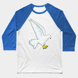 Pigeon Ice skating Ice skates Baseball T-Shirt